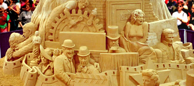 Golden Age of Hollywood Sand Sculpture
